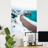 SCHNEE DURDLE TÜR, LULWORTH, DORSET, Vereinigtes K Poster (Heimbüro)