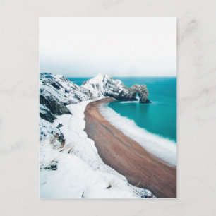 SCHNEE DURDLE TÜR, LULWORTH, DORSET, Vereinigtes K Postkarte