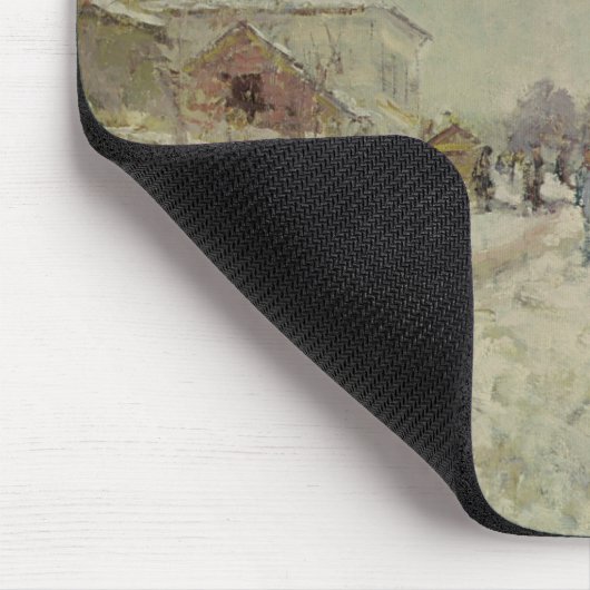 Schnee-Effekt Claude Monets | Mousepad (Ecke)