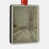 Schnee-Effekt Claude Monets | Ornament Aus Metall (Rechts)