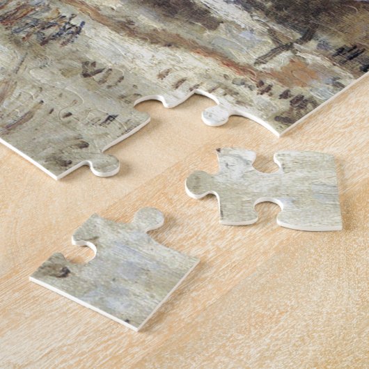 Schnee-Effekt mit untergehender Sonne durch Claude Puzzle (Seite)