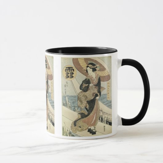 Schnee, Eizan, 1830er, Tasse und Steine (Rechts)