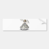 Schnee-Engel Autoaufkleber (Vorne)