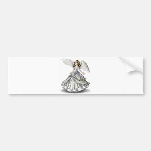 Schnee-Engel Autoaufkleber (Vorne)