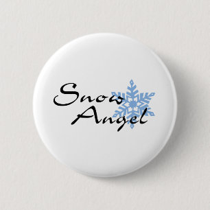 Schnee-Engel Button