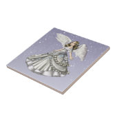 Schnee-Engel Fliese (Seite)