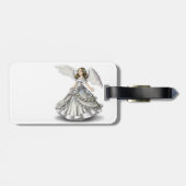 Schnee-Engel Gepäckanhänger (Rückseite horizontal)