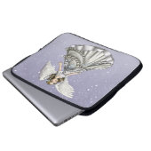 Schnee-Engel Laptopschutzhülle (Vorne Knopf)
