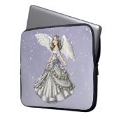 Schnee-Engel Laptopschutzhülle (Vorderseite Links)