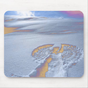 Schnee-Engel Mousepad