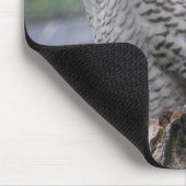 Schnee-Eule Mousepad (Ecke)