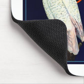 Schnee-Eulen-Äpfel Mousepad (Ecke)
