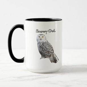Schnee-Eulen-Kaffeetasse Tasse