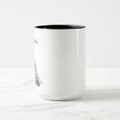 Schnee-Eulen-Kaffeetasse Tasse (Zentrum)