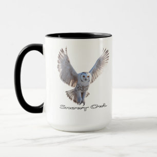 Schnee-Eulen-Kaffeetasse Tasse