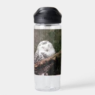 Schnee-Eulen-Paar-Wald-Wildtier-Kunst Trinkflasche