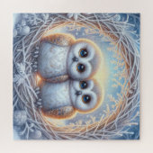 Schnee-Eulen-Puzzle Puzzle (Horizontal)