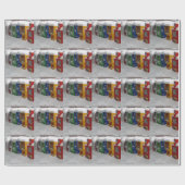 SCHNEE FALL NEWS Packpapier (Flach)