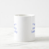 Schnee fallende Bücher Kaffeetasse (Mittel)