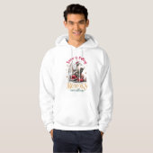 Schnee fällt, Bücher rufen  Hoodie (Vorne ganz)