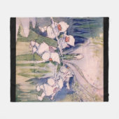 Schnee-Feien machen Schnee Fleecedecke (Vorderseite (Horizontal))