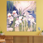 Schnee-Feien machen Schnee Leinwanddruck (Insitu (Wohnzimmer))