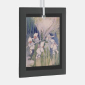 Schnee-Feien machen Schnee Ornament Aus Glas (Vorderseite Rechts)