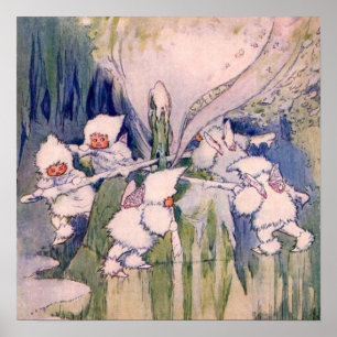 Schnee-Feien machen Schnee Poster