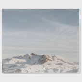 SCHNEE FEUERT AM TAG GESCHENKPAPIER (Flach)