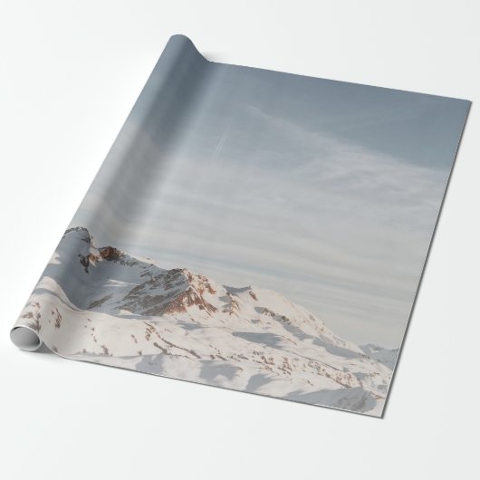SCHNEE FEUERT AM TAG GESCHENKPAPIER (Ungerollt)