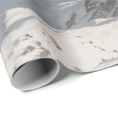SCHNEE FEUERT AM TAG GESCHENKPAPIER (Rolleneckpunkt)
