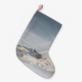 SCHNEE FEUERT AM TAG KLEINER WEIHNACHTSSTRUMPF (Vorderansicht (hängend))