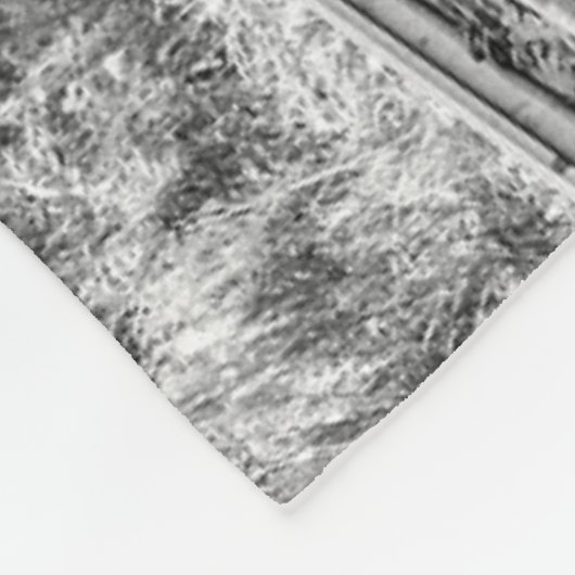 SCHNEE FLEECEDECKE (Ecke)