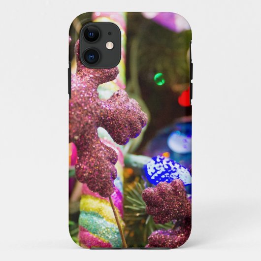 Schnee-Flitter Case-Mate iPhone Hülle (Rückseite)