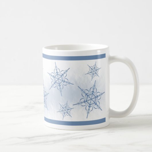Schnee-Flocken Kaffeetasse (Rechts)