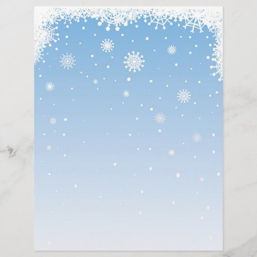 Schnee-Flyer Flyer (Hinten)