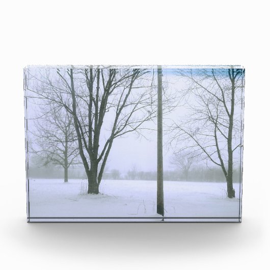 Schnee Fotoblock (Vorderseite)