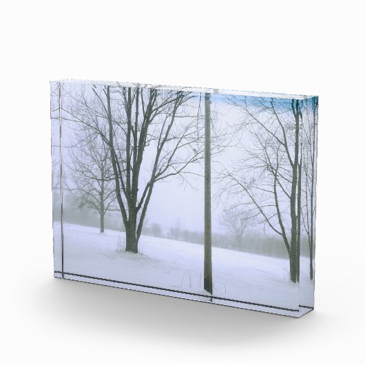 Schnee Fotoblock (Rechts)