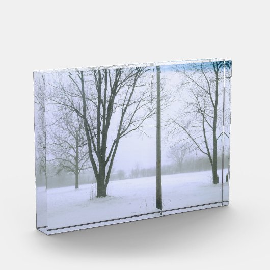 Schnee Fotoblock (Links)