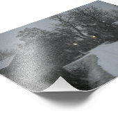 Schnee Fotodruck (Ecke)