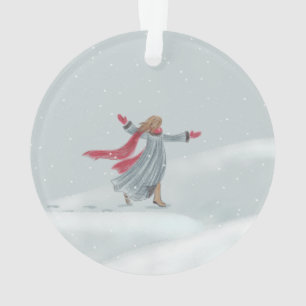 Schnee-Freude-Verzierung Ornament