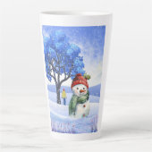 SCHNEE FUN AN EINEM WINTERTAG MILCHTASSE (Vorderseite)