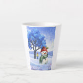 SCHNEE FUN AN EINEM WINTERTAG MILCHTASSE (Vorderseite)