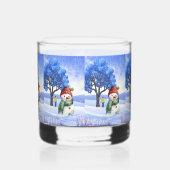 SCHNEE FUN AN EINEM WINTERTAG WHISKYGLAS (Links)