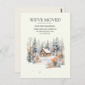 Schnee für die Kabine der Meldung Postkarte (Vorne/Hinten)