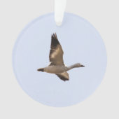 Schnee-Gans Ornament (Vorderseite)
