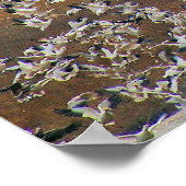 Schnee Gänse fliegen! Poster (Ecke)