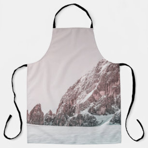 SCHNEE GEDECKTER BERG SCHÜRZE