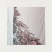 SCHNEE GEDECKTER BERG WANDTEPPICH (Vorderseite (Horizontal))