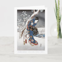 Schnee-Geisha-Karte 2
